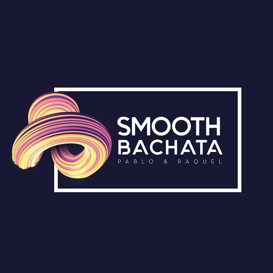 시작과 끝도, 각진 면도 없이 부드럽게 교차하고 이어지는 뫼비우스의 원통으로 표현한 Smooth Bachata 로고